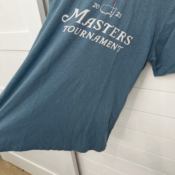 Masters 2025 Golf T Shirt Blue Augusta GA Size Small S - Picture 3 of 5